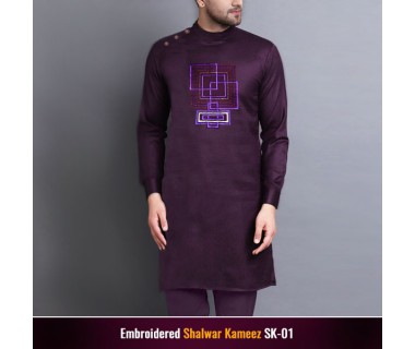 Embroidered Shalwar Kameez SK-01